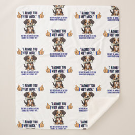 COBERTOR SHERPA ADMIRO-TE MUITO