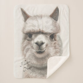 Cobertor Sherpa Adoro Naps Llama Sherpa Baby Blanket