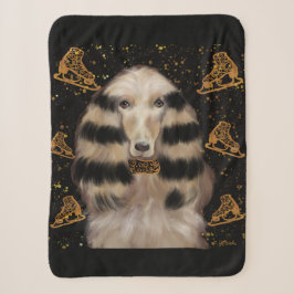 COBERTOR SHERPA AFGHAN HOUND OURO