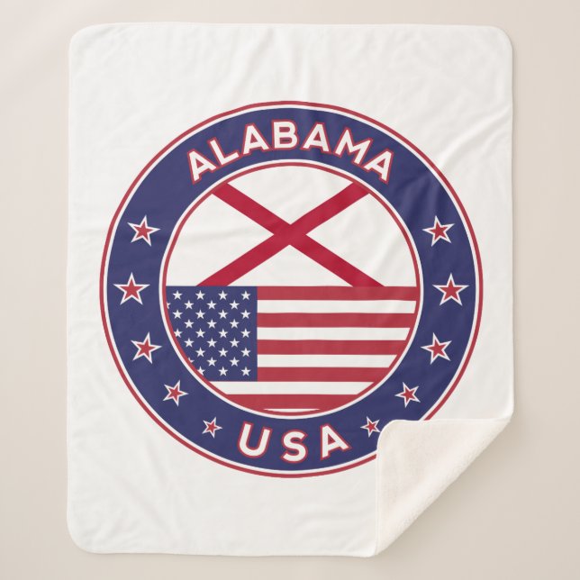 Cobertor Sherpa Alabama (Frente)