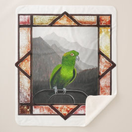 Cobertor Sherpa Aldo My Amazon Parrot