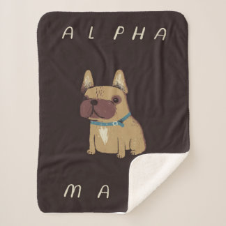 Cobertor Sherpa alfa frenchie