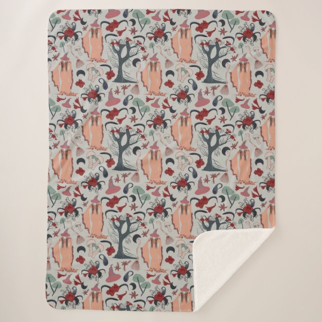 Cobertor Sherpa Algodão do Halloween (Frente)