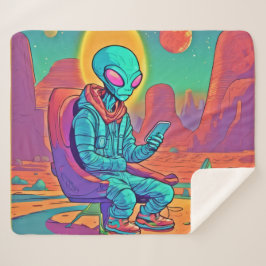 Cobertor Sherpa Alienígena de resfriamento liberado