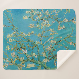 Cobertor Sherpa Almond Tree florista de Van Gogh