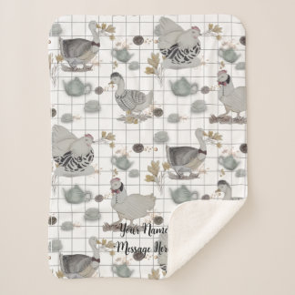 Cobertor Sherpa Alta Couture Chicken impressão