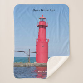 Cobertor sherpa alto Algoma Pierhead Light