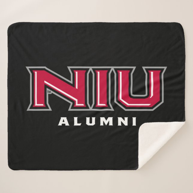 Cobertor Sherpa Alumni NIU (Frente (Horizontal))
