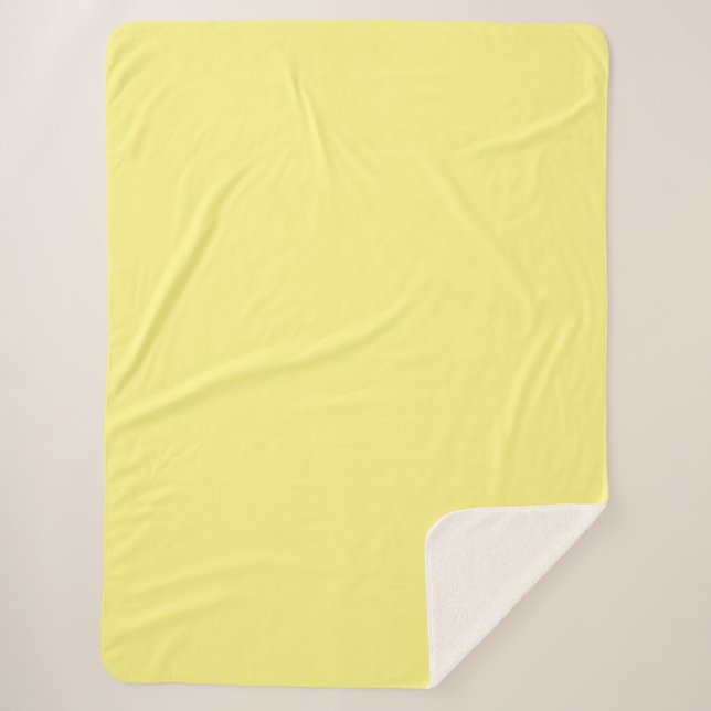 Cobertor Sherpa Amarelo (Frente)
