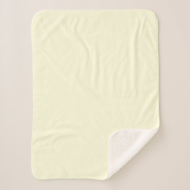 Cobertor Sherpa Amarelo claro (Frente)