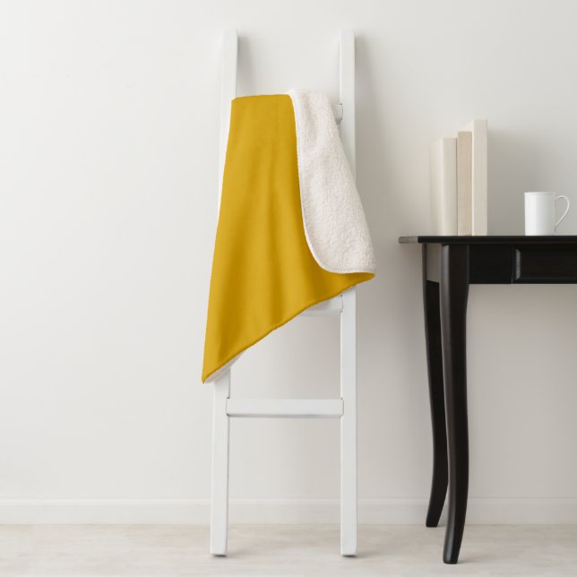 Cobertor Sherpa Amarelo Mostarda (In Situ)