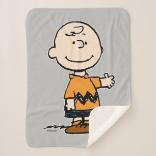Cobertor Sherpa Amendoins   Charlie Brown
