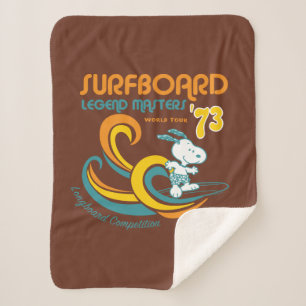 Cobertor Sherpa Amendoins Concurso para Bordo de Bordo Snoopy
