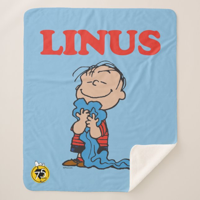Cobertor Sherpa Amendoins | Linus Blanket Sorriso (Frente)