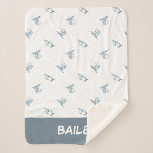 Cobertor Sherpa Amendoins   Padrão de Tempo do Sono