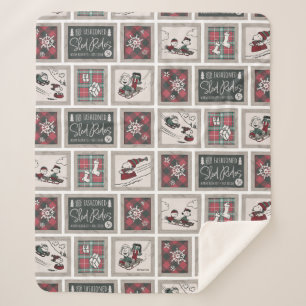 Cobertor Sherpa Amendoins   Padrões antigos de salga