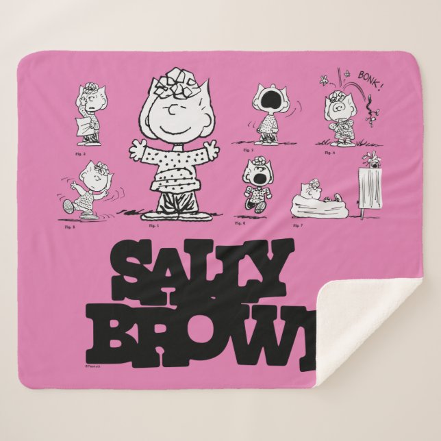 Cobertor Sherpa Amendoins | Sally Brown (Frente (Horizontal))