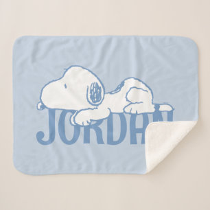 Cobertor Sherpa Amendoins   Snoopy Pastel Baby