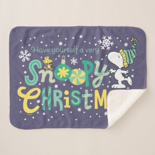 Cobertor Sherpa Amendoins   Tenha Um Esnopião Muito Esnopiante