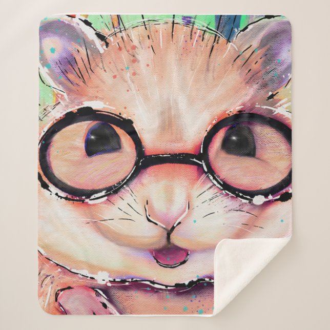 Cobertor Sherpa Amigo de Reilly (Frente)