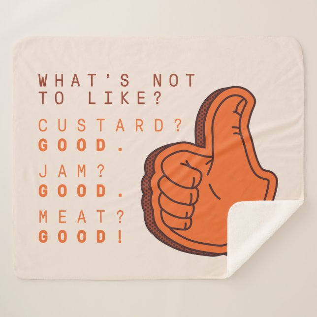 Cobertor Sherpa AMIGOS™ | O que não gosta? (Frente (Horizontal))