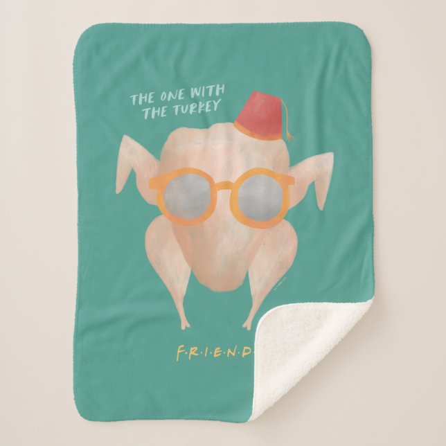Cobertor Sherpa AMIGOS™ | O que tem a Turquia (Frente)