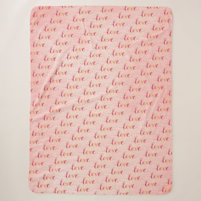 Cobertor Sherpa Amor (Frente)