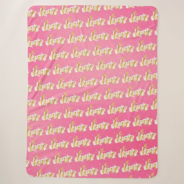 Cobertor Sherpa Amor (Frente)