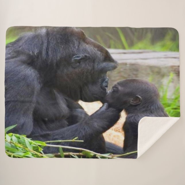 COBERTOR SHERPA AMOR DA MÃE (Frente (Horizontal))