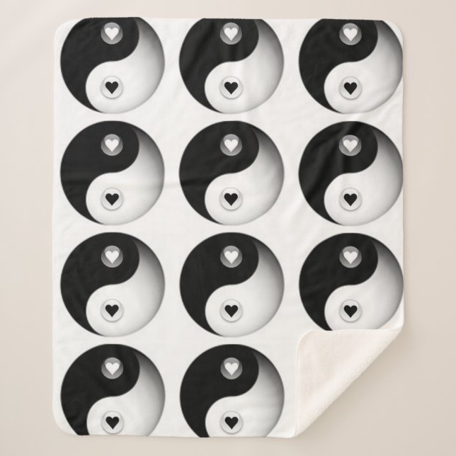 Cobertor Sherpa Amor e Paz  (Frente)