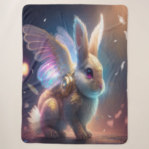 Cobertor Sherpa Angel Bunny
