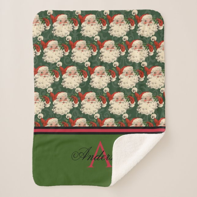 Cobertor Sherpa Antiga moda Stanta Personalizada (Frente)