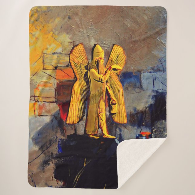 Cobertor Sherpa Anunnaki Sherpa Blanket (Frente)