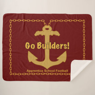 Cobertor Sherpa Apprentice School “Go Builders” Sherpa Blanket