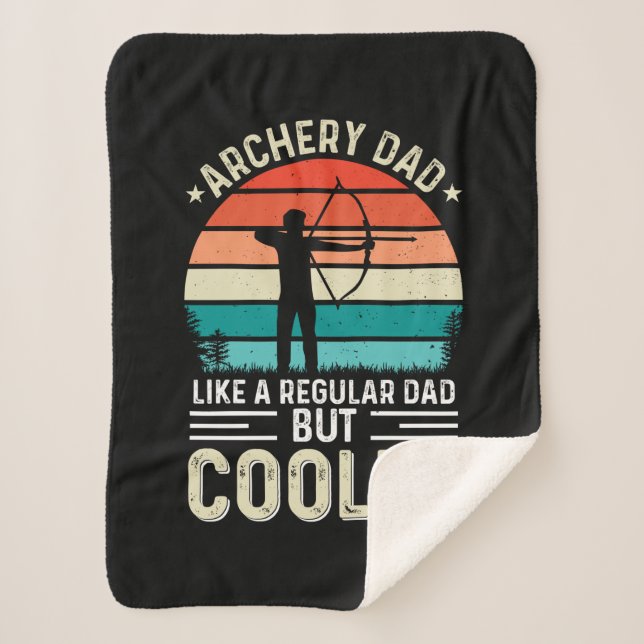 Cobertor Sherpa Archery Dad (Frente)