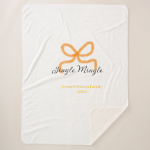 Arco laranja jingle Mingle retrô boho nome data fa