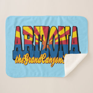 Cobertor Sherpa Arizona o Estado do Grand Canyon