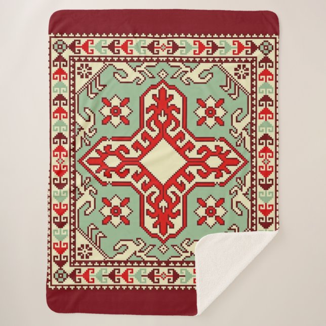 Cobertor Sherpa armênio (Frente)