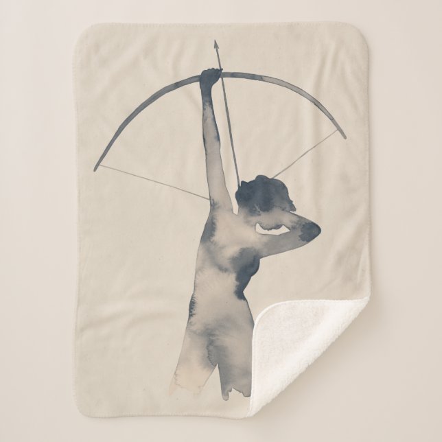 Cobertor Sherpa Arquiteto de Aquarela (Frente)