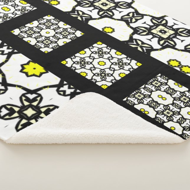 Cobertor Sherpa Arte 11 do caleidoscópio do Volume 1 (3/4)