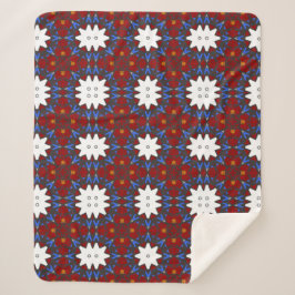 Cobertor Sherpa Arte caleidoscópica do quarto volume treze