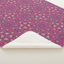 Cobertor Sherpa Arte caleidoscópica do volume nove