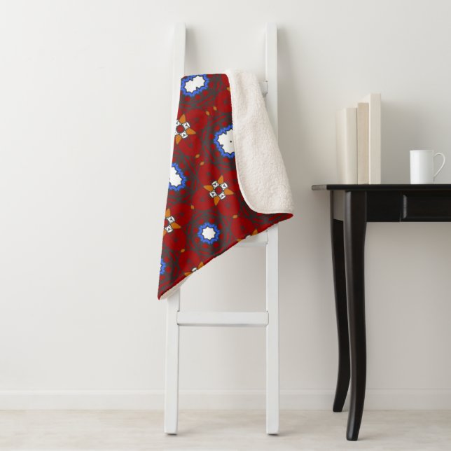 Cobertor Sherpa Arte caleidoscópica do volume quatro (In Situ)