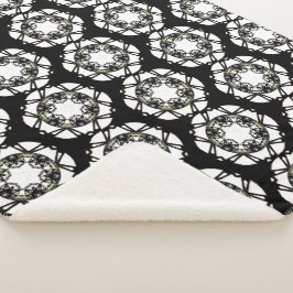 Cobertor Sherpa Arte caleidoscópica do volume um sete