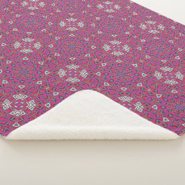 Cobertor Sherpa Arte caleidoscópica nove do volume