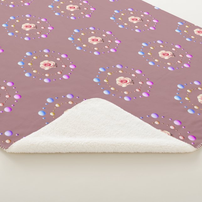 Cobertor Sherpa arte criativa (3/4)