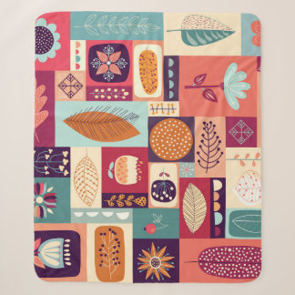 Cobertor Sherpa Arte de fundo da Vintage decorativa automática