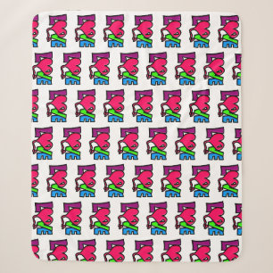 Cobertor Sherpa Arte de Tipografia de Palavra de Amor