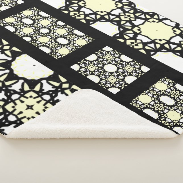 Cobertor Sherpa Arte do caleidoscópio 10 (3/4)