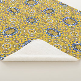 Cobertor Sherpa Arte do caleidoscópio 11 do volume